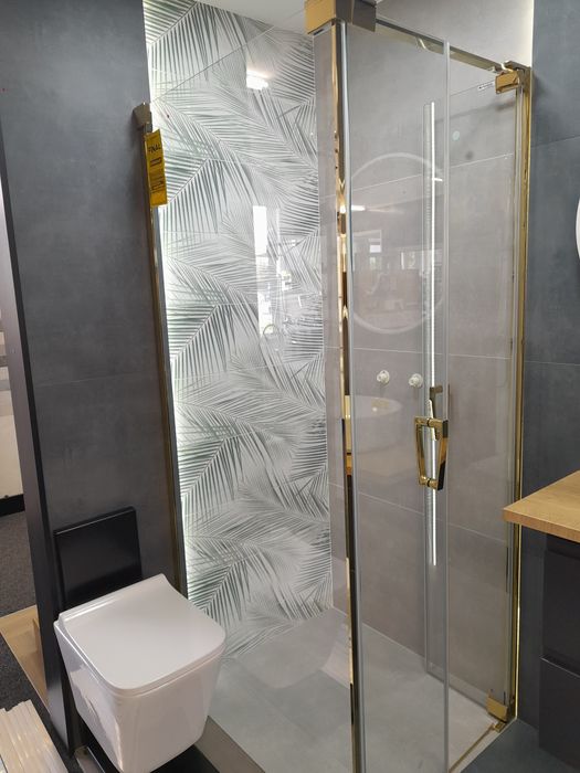 Sanswiss Cadura kabina prysznicowa 80x90 goldline złota