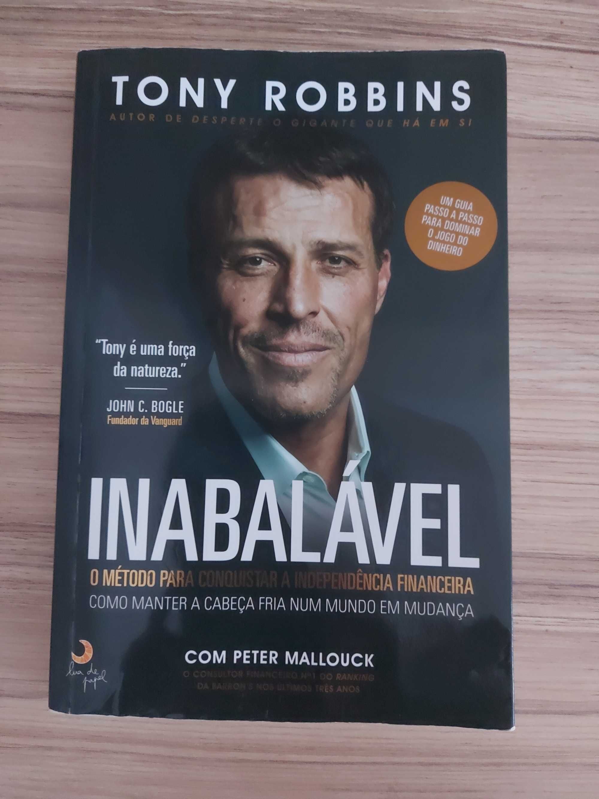 Livro Inabalavel, tony robbins