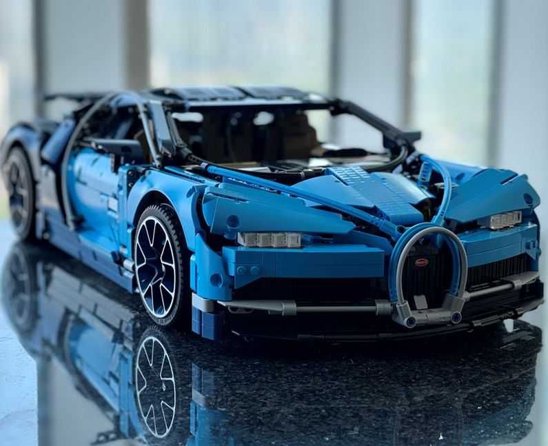 Klocki SuperCar Bugatti Chiron 3599-elem 56cm zam. Technic