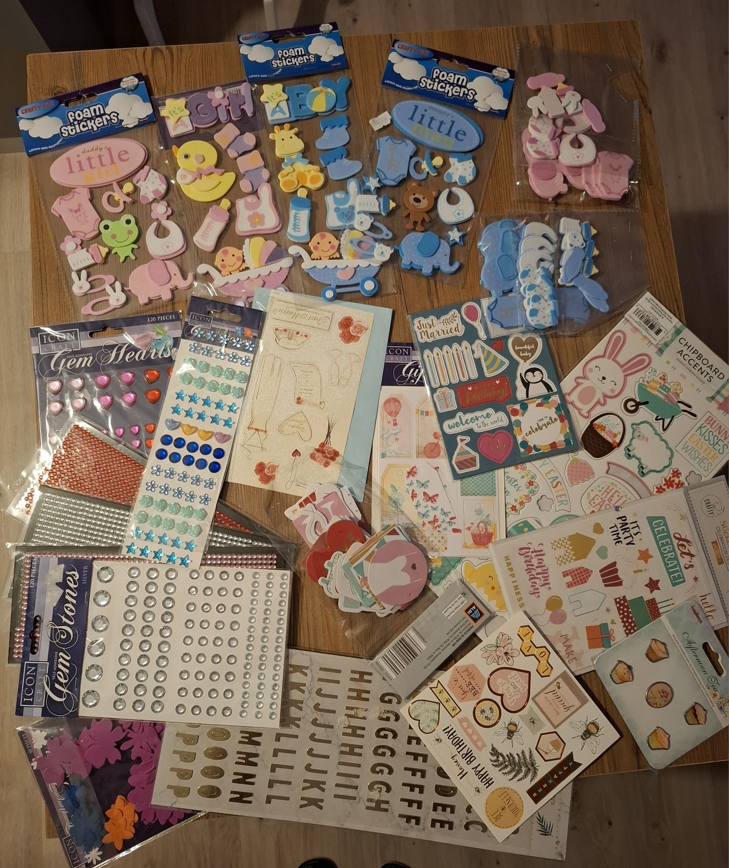 Skrapki, naklejki diamenciki scrapbooking