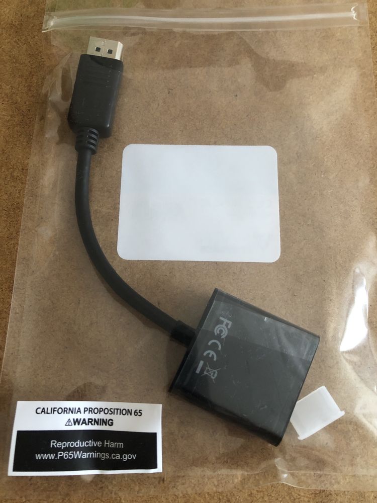 переходник конвертер адаптер DisplayPort to DVI-D. подержка 2к