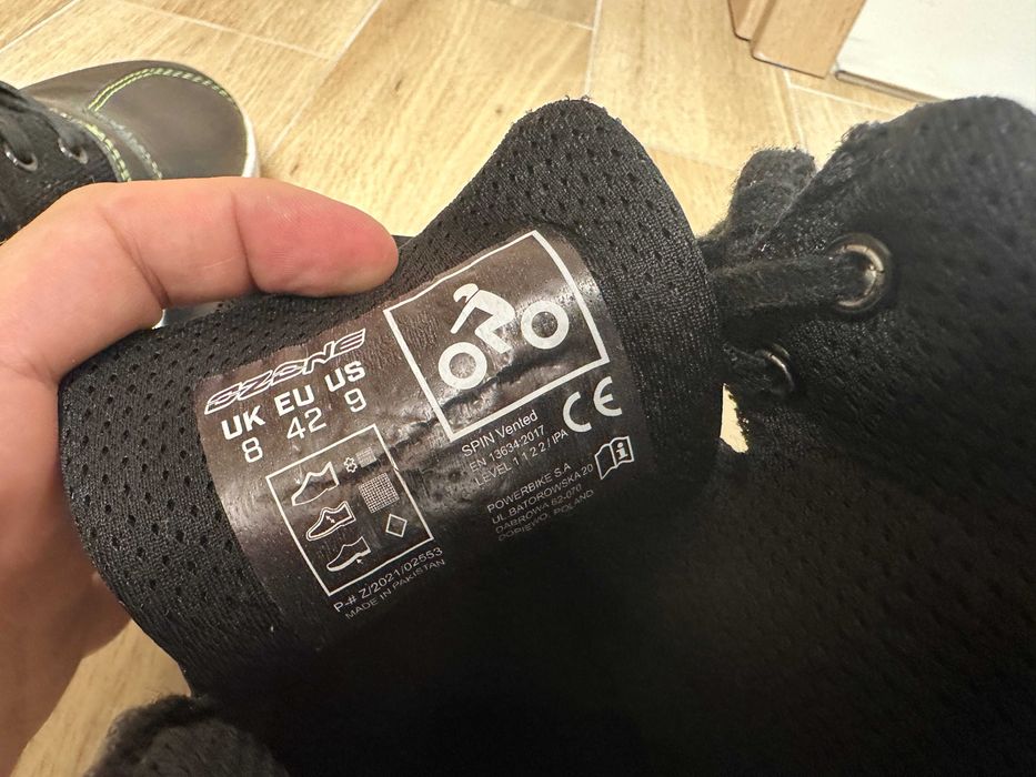 Buty motocyklowe Ozone Spin 42 trampki skóra