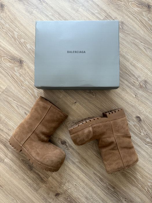 Balenciaga Alaska Fur Boots