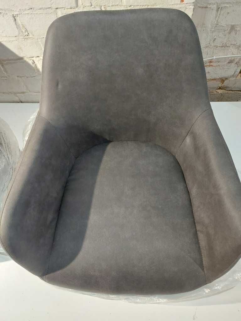 Krzesła SESSEL ROBERTA 1 , 55 x 60 x 82 cm odcienie szarości 2 szt