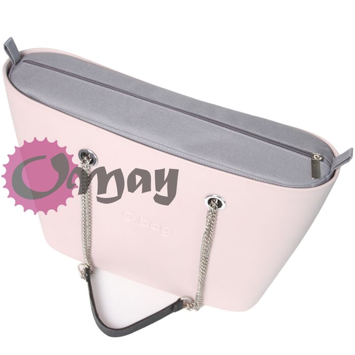 Szary organizer OBAG URBAN Sztywny 2 kieszenie wkład wnętrze VIP OMAY