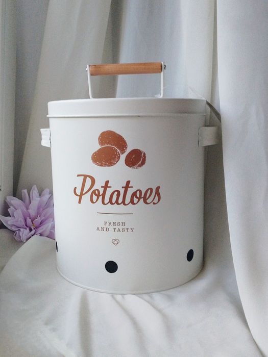 Pojemnik na ziemniaki Homla Yennis biały