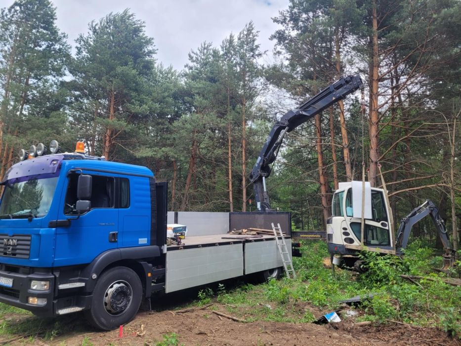 Man TGM 18.330 przebieg 210 tys  Hds Hiab xs 166 e4 Hi Pro pilot radio