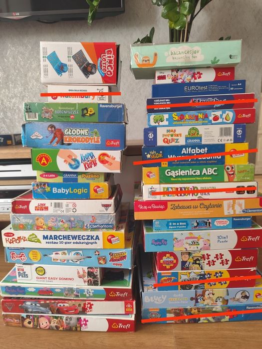 Puzzle planszowki gry układanki