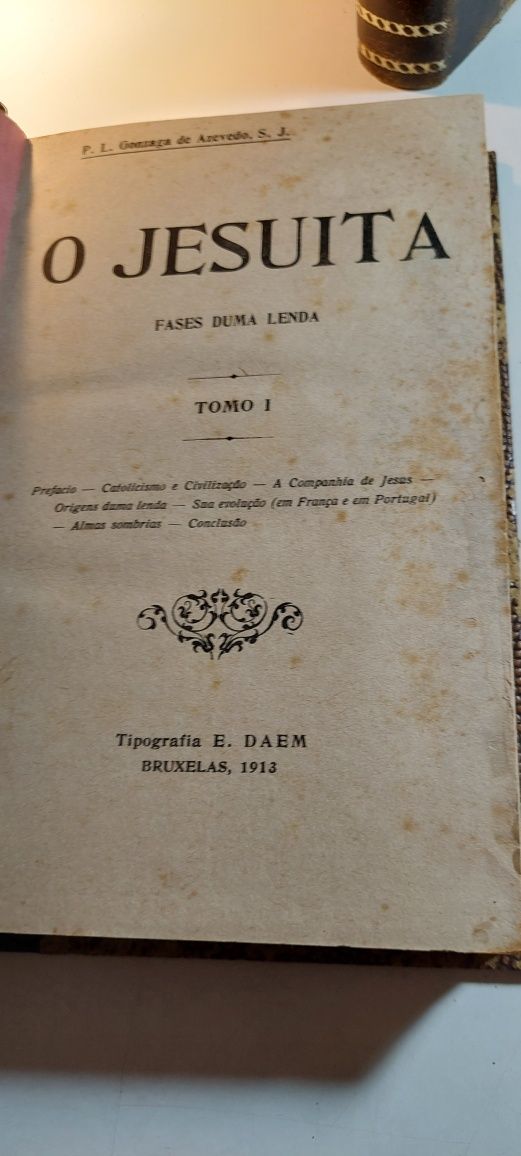 O Jesuita - Gonzaga de Azevedo (Tomo I e II)