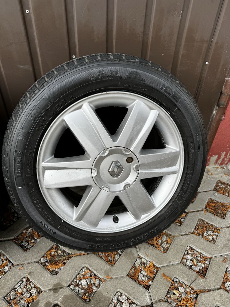 Koła Felgi 5x108 z Oponami zimowymi 205/55/16 Megane Scenic Kangoo