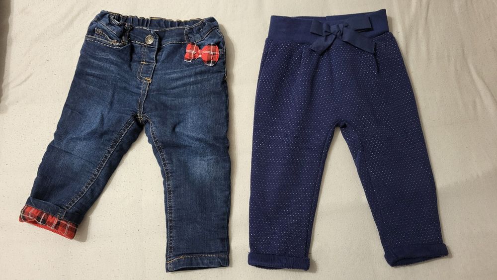 Spodnie ocieplane rozm. 86