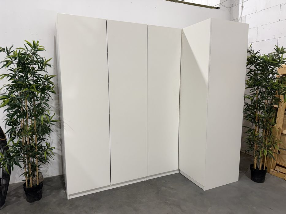 Fajna szafa narożna Ikea Pax biała super stan dowóz wysyłka