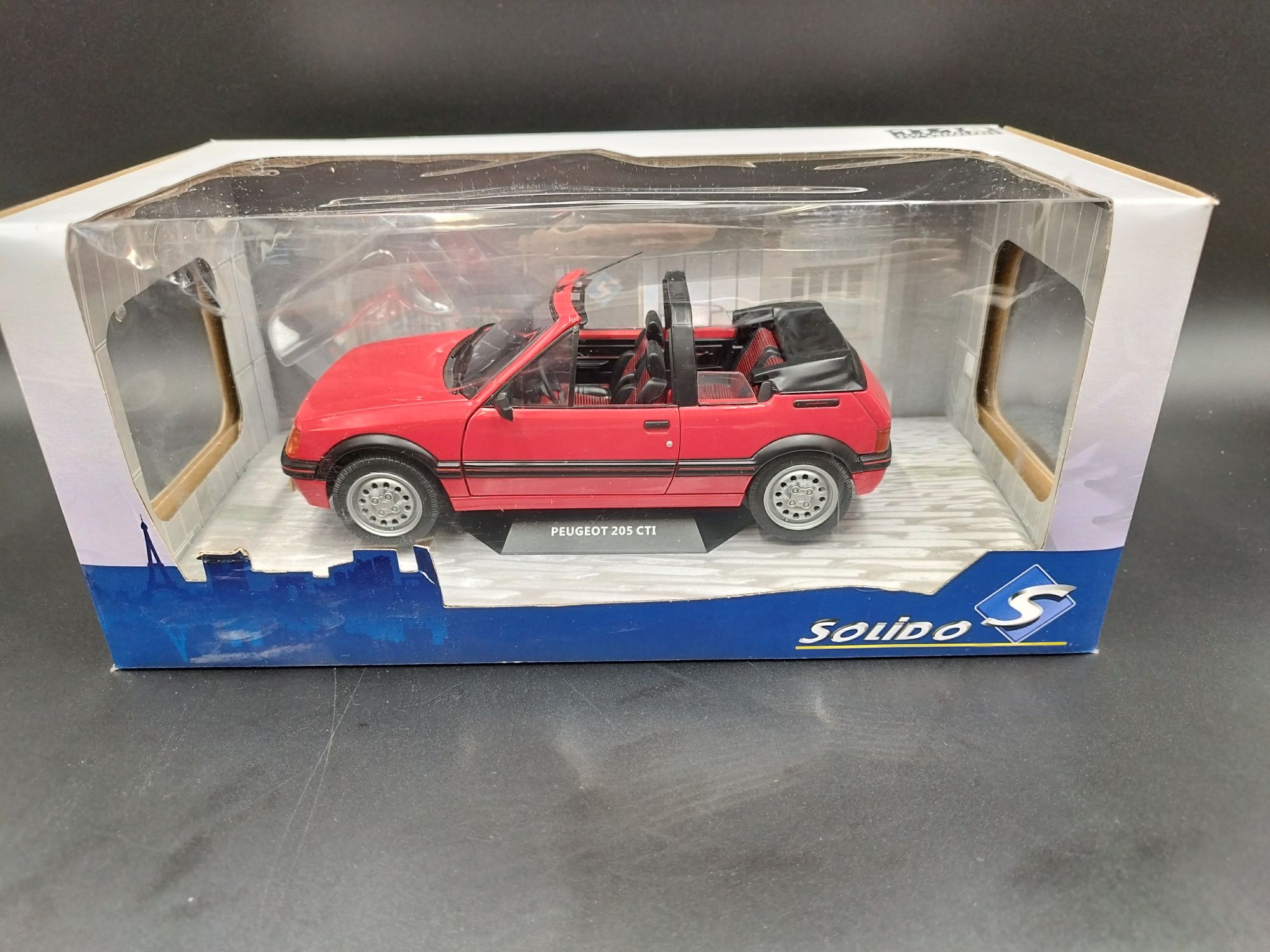 1:18 Solido 1989 Peugeot 205 CTI Mk. Red model nowy