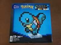 Klocki Mega Pokemon Squirtle pixel art