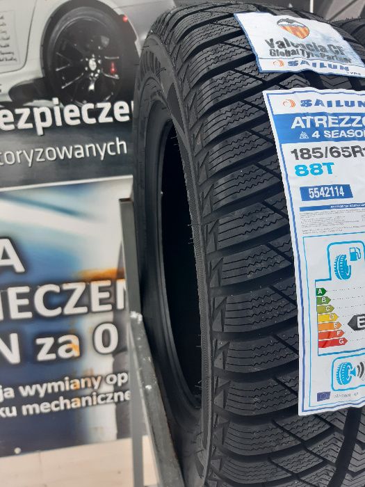 4XOpona wielosezonowa 185/65 R15 88T SAILUN ATREZZO 4SEASON całoroczna