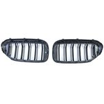 Grelha dupla preta brilhante para BMW Série 6 GT G32 2017 a 2020