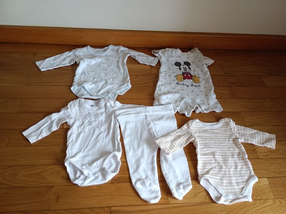Lote de 28 peças de menino 0-3m