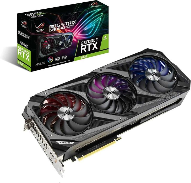 Karta graficzna ASUS ROG Strix GeForce RTX 3090 24 GB GDDR6X NOWY