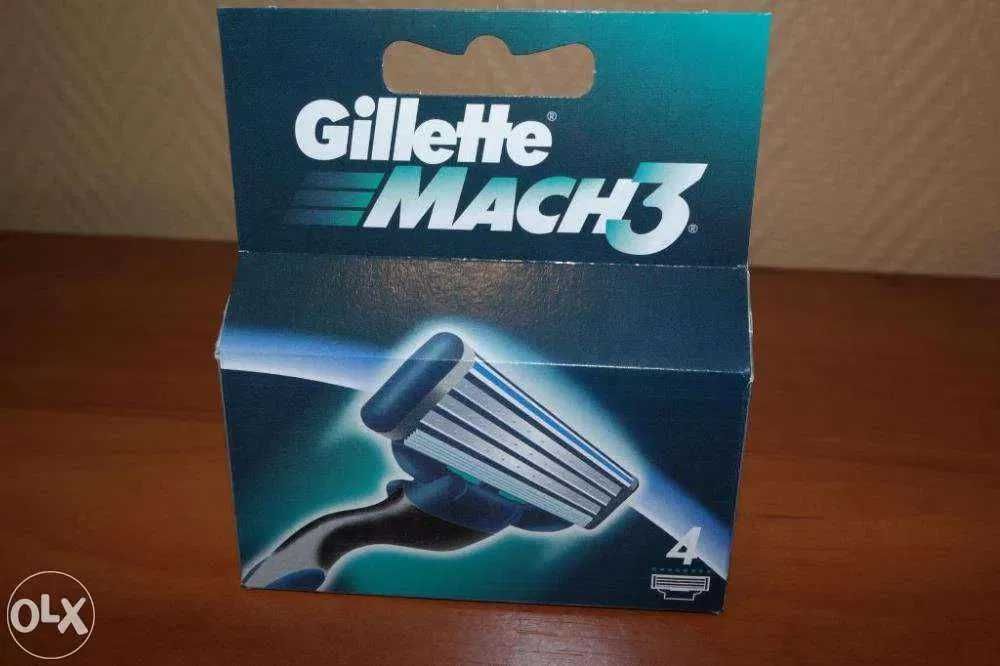 GILLETTE MACH 3 wkłady nożyki 10 opakowań 40 nożyków oryginał!!!