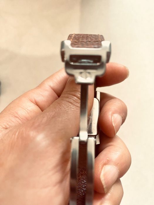 Relógio Baume Mercier Hampton feminino com pulseira de pele original