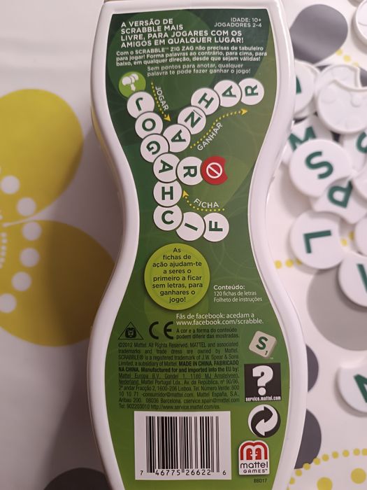 Scrabble ZigZag como novo