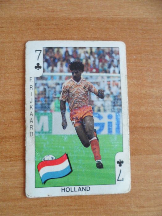 Karta Football Bubble Gum - lata 90' Frank Rijkaard