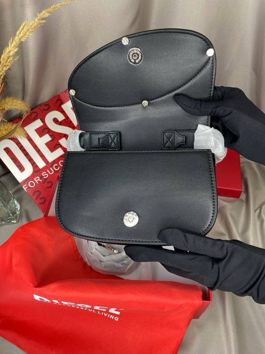 РОЗПРОДАЖ Сумочки Diesel Black 1DR Eco-leather