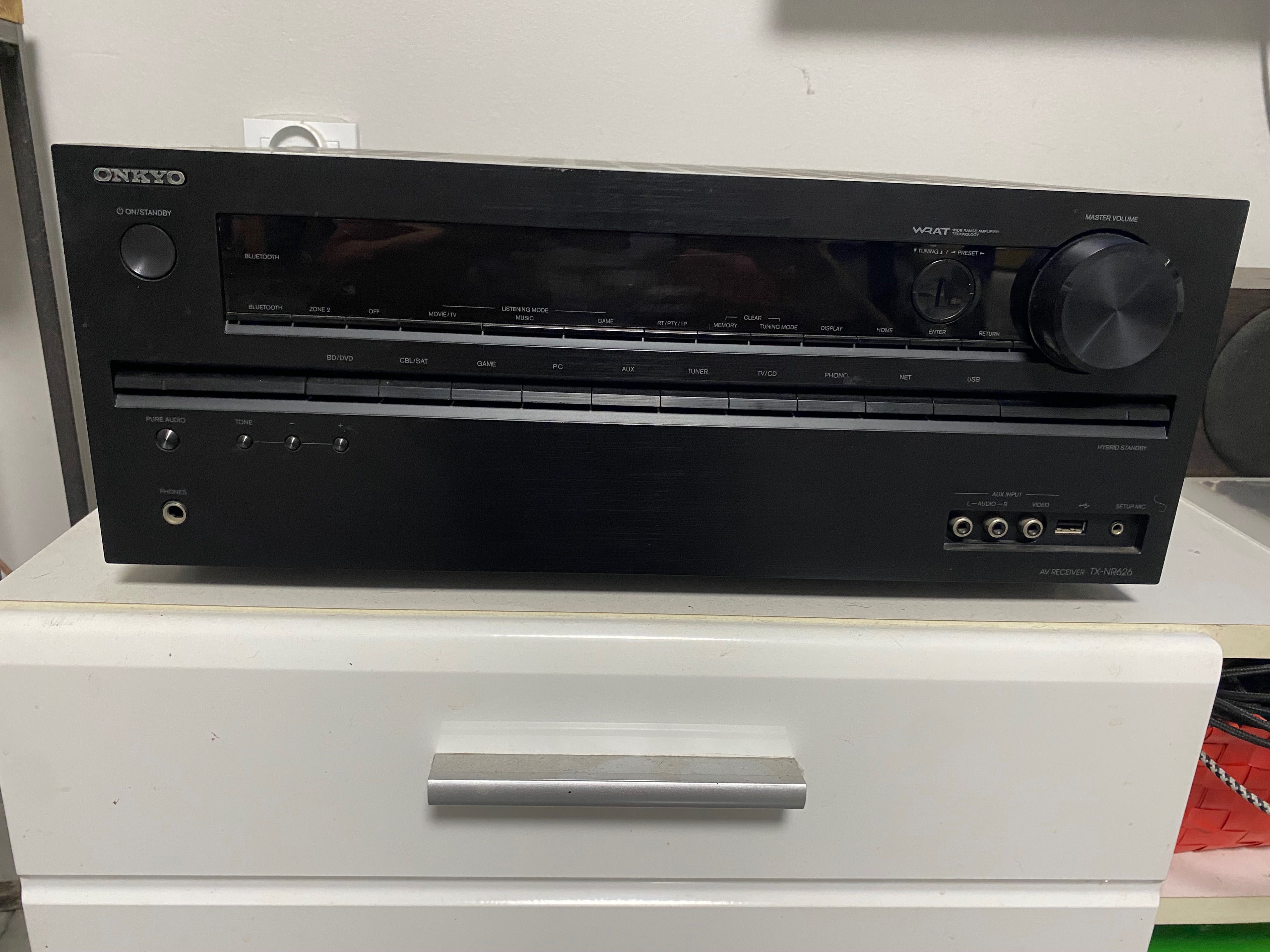 Amplituner onkyo plus głośniki
