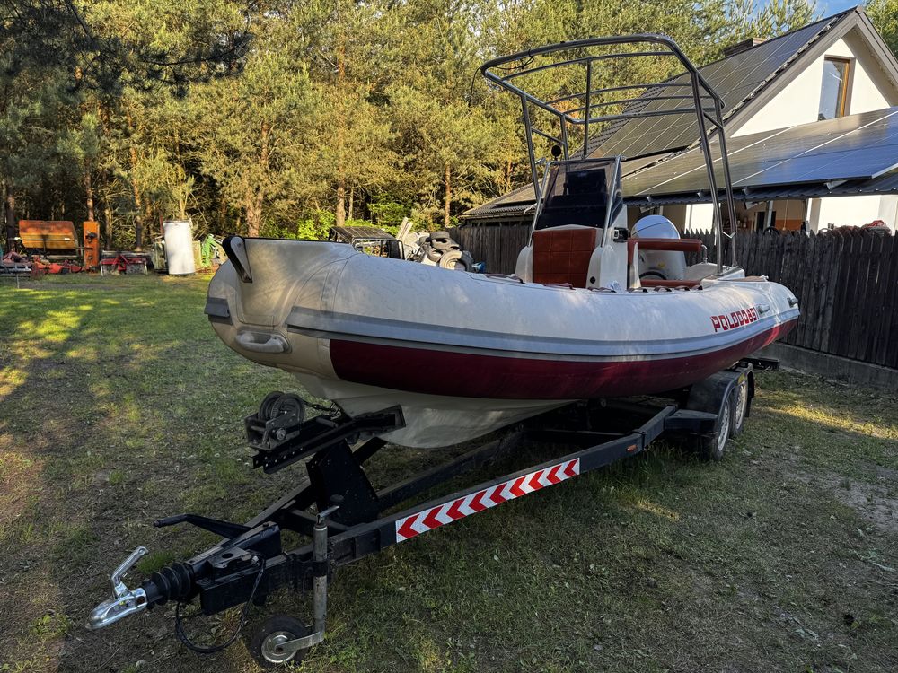 Rib Knot 560 z silnikiem honda 90 + przyczepa