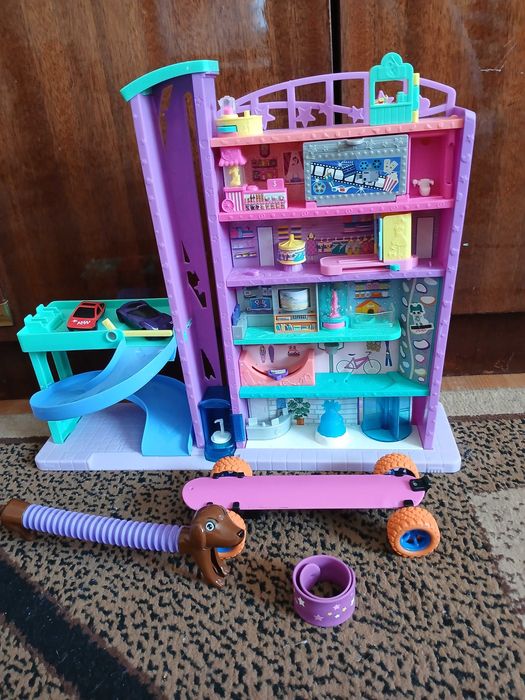 лот набір іграшок торговий центр з ліфтом будинок для ляльок