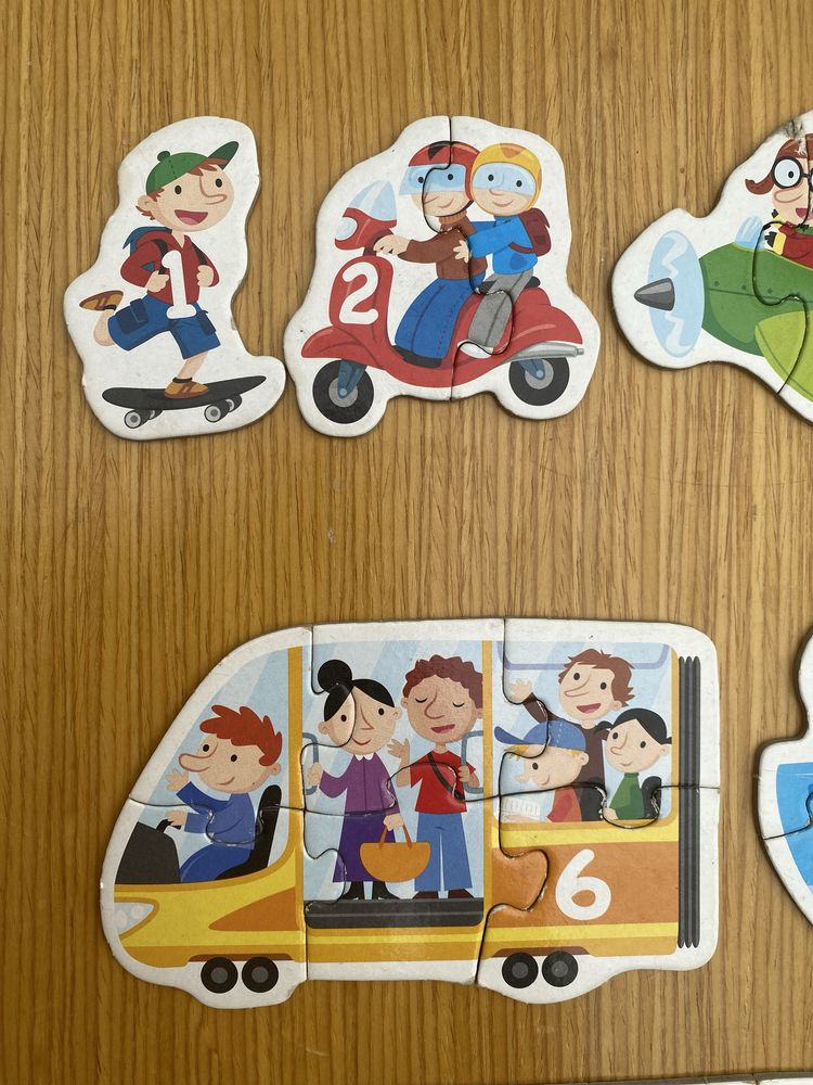 Puzzles Numeros e Cores
