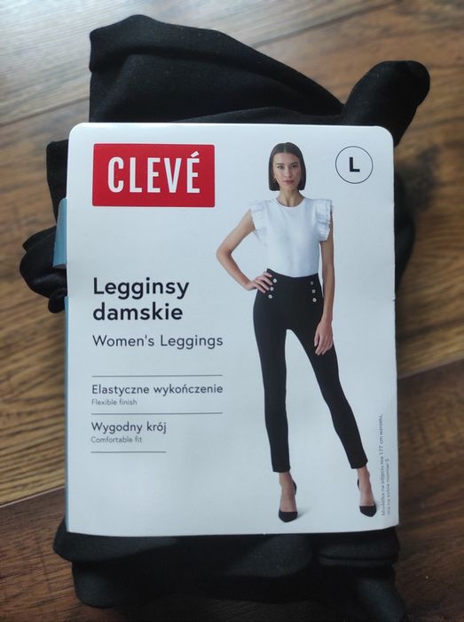 Nowe legginsy eleganckie cleve rozmiar L