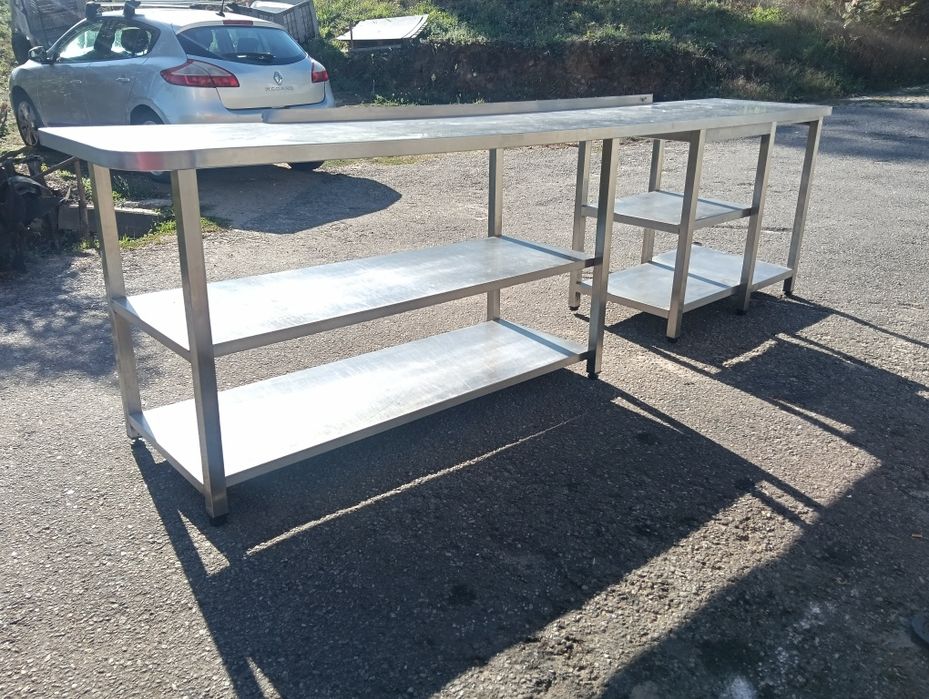 Escaparate em inox com 3.15 simples