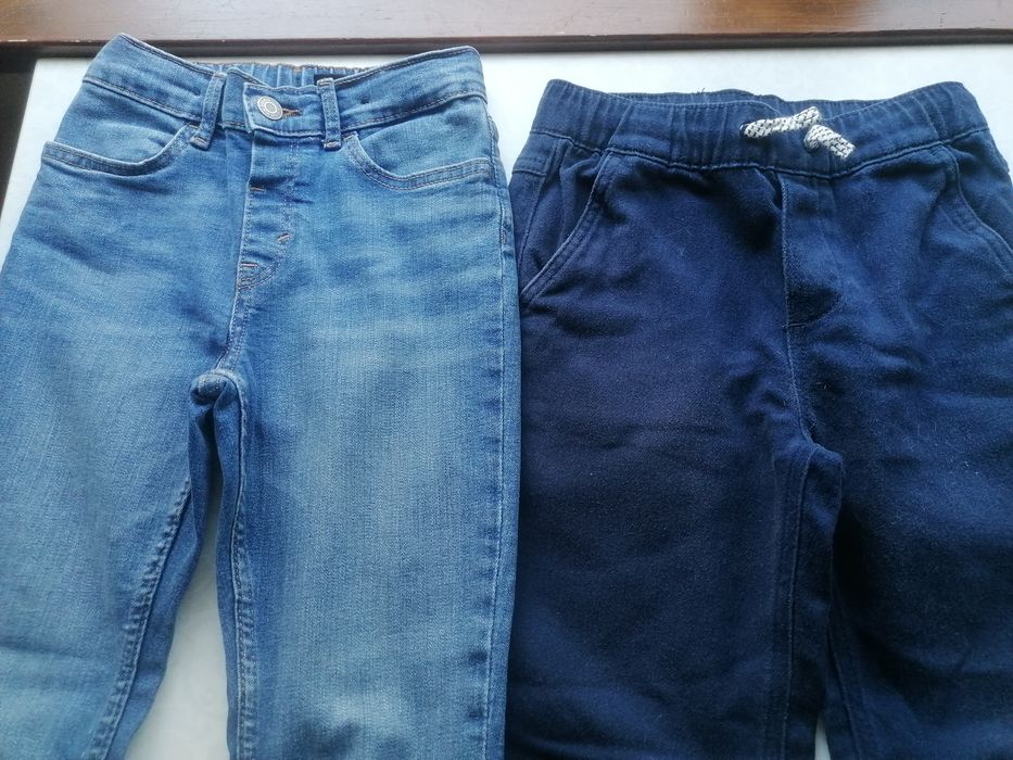 Spodnie chłopięce jeansy 2 szt.