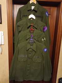 Рубашка M-1951 армии США Olive Green 108 Us Army милитари