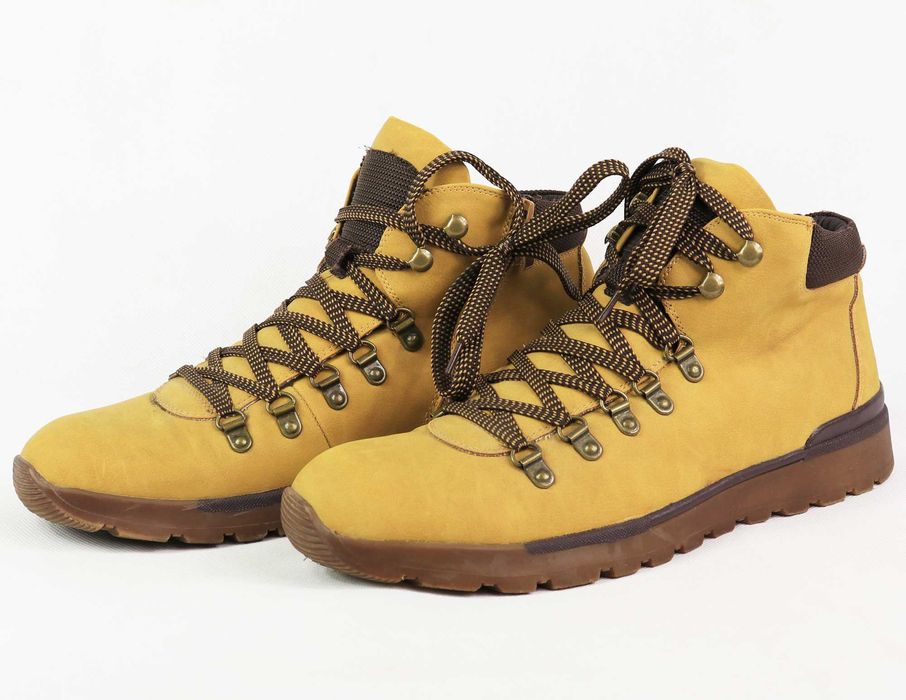 Мужские, зимние ботинки Desay желтые 43 размер, стелька 28 см