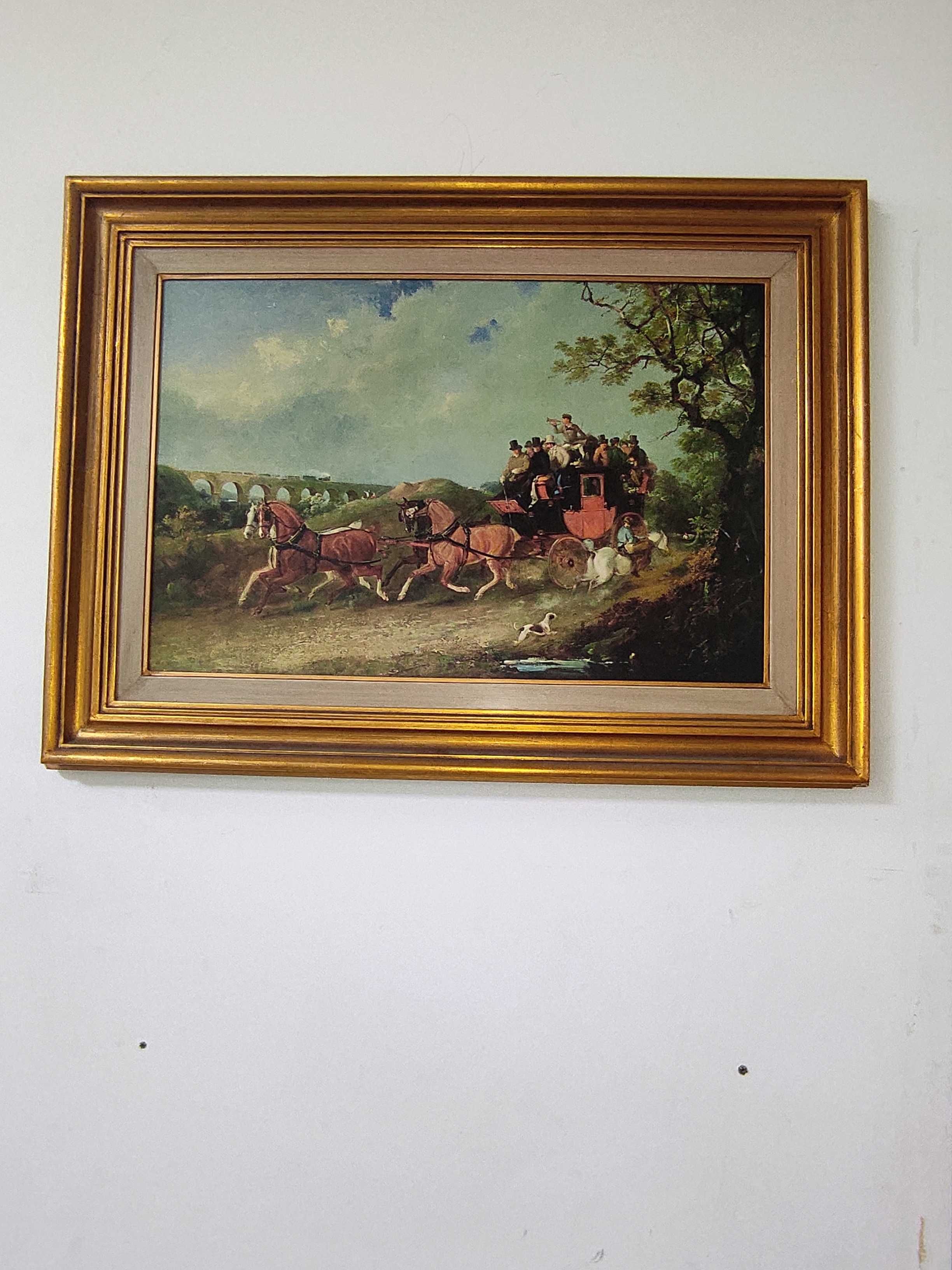 Quadro antigo em bom estado