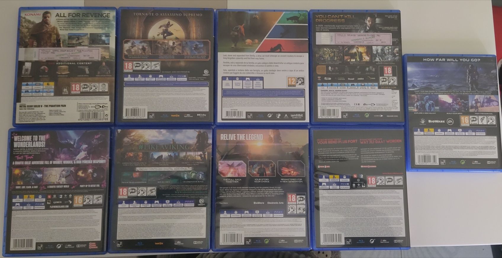 Jogos PS4 vários