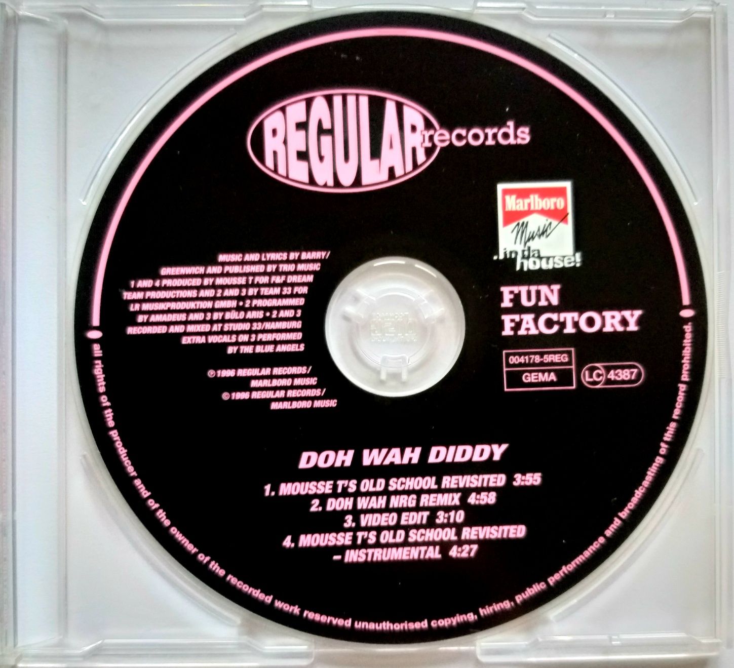 CDs Fin Factory Doh Wah Diddy 1996r