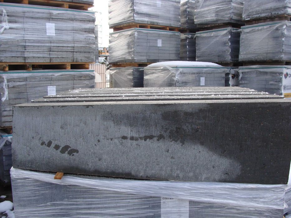 Krawężnik skośny lewy, prawy szary