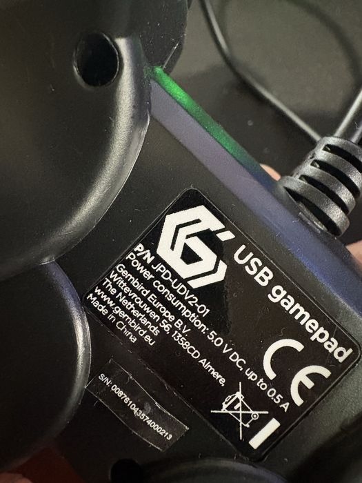 comandos Gamepad Gembird Dual USB Vibração (Pack2)