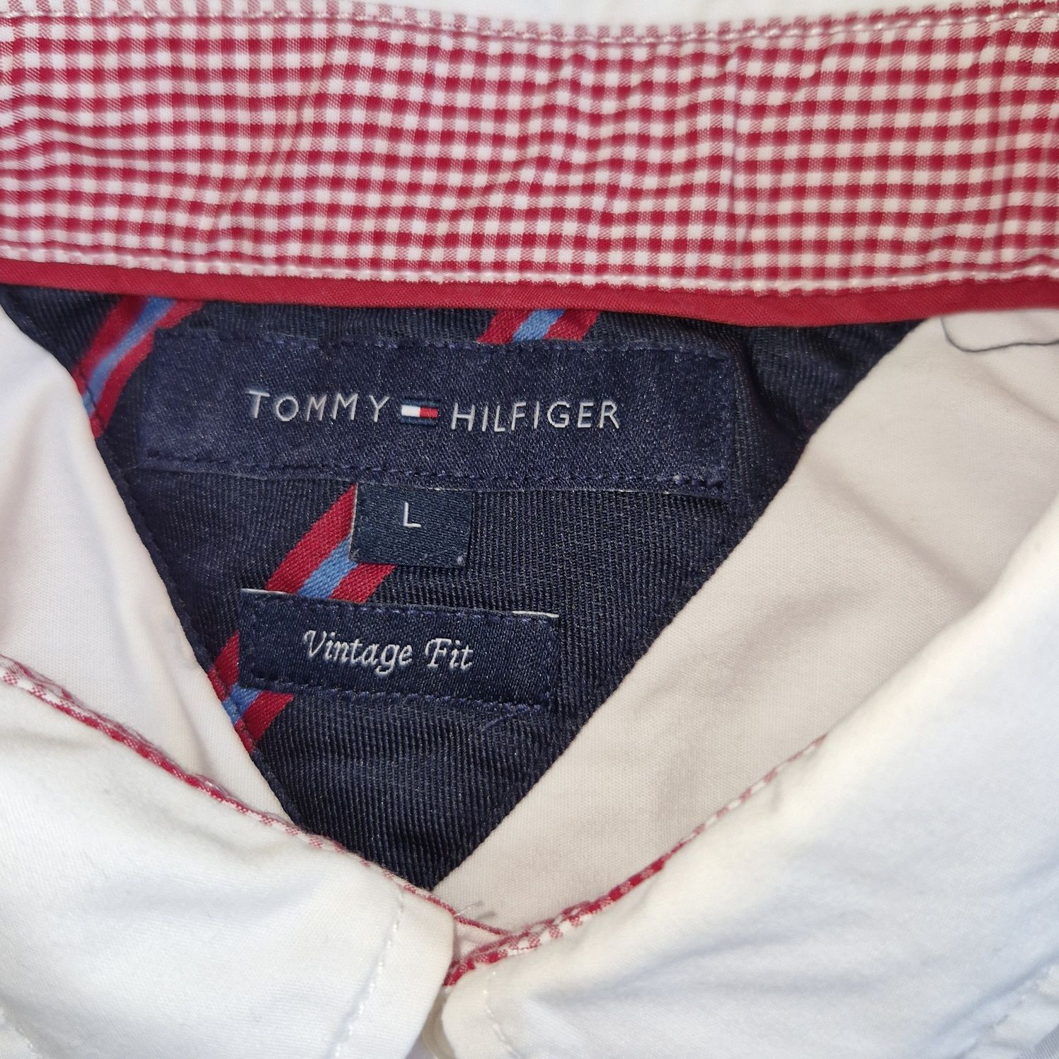 Tommy Hilfiger oryginalna biała koszula L