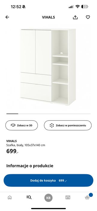 Szafka Ikea Vihals