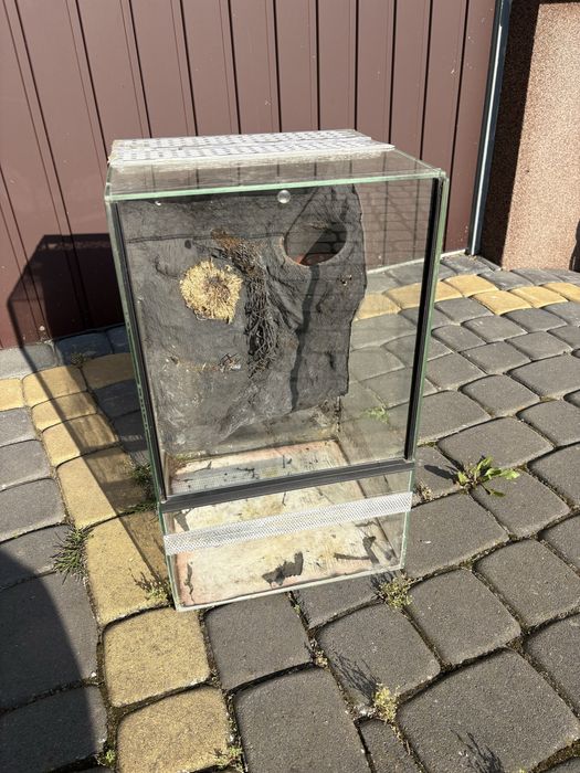 Terrarium dla gada 50x30x30 z siatką