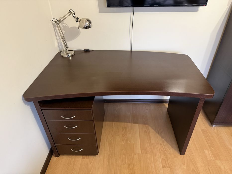 Biurko 140x80 + kontener szuflady, meble biurowe na wymiar