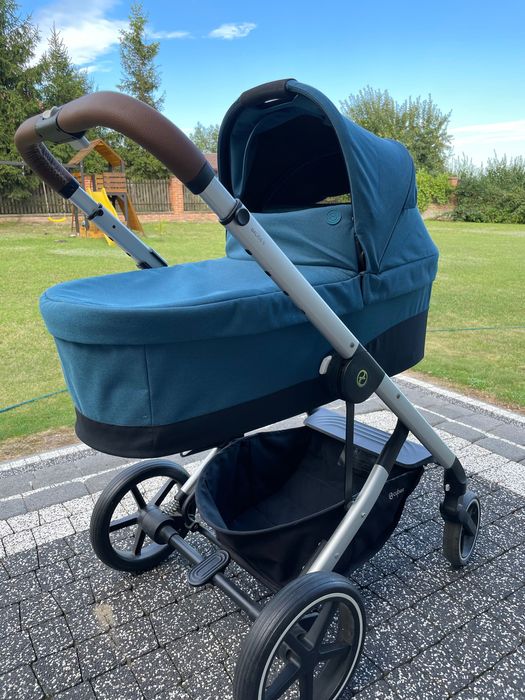 Wózek cybex balios s lux river blue gondola i spacerówka
