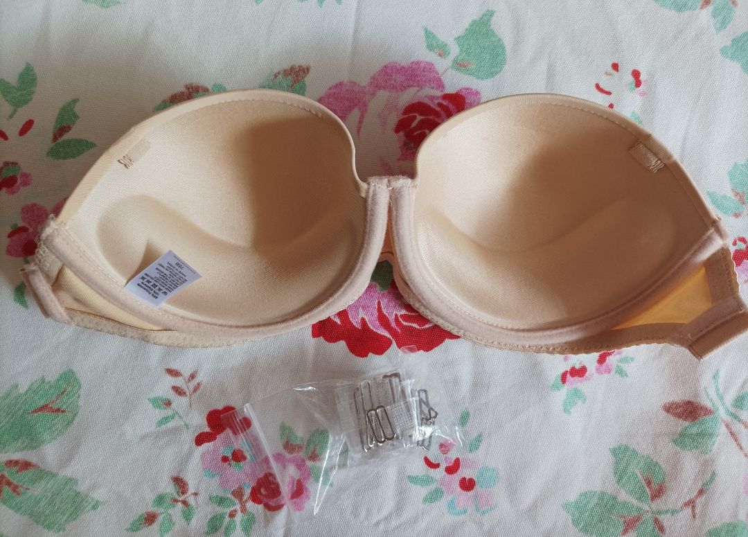 Biustonosz 75B push up sukienka bez pleców