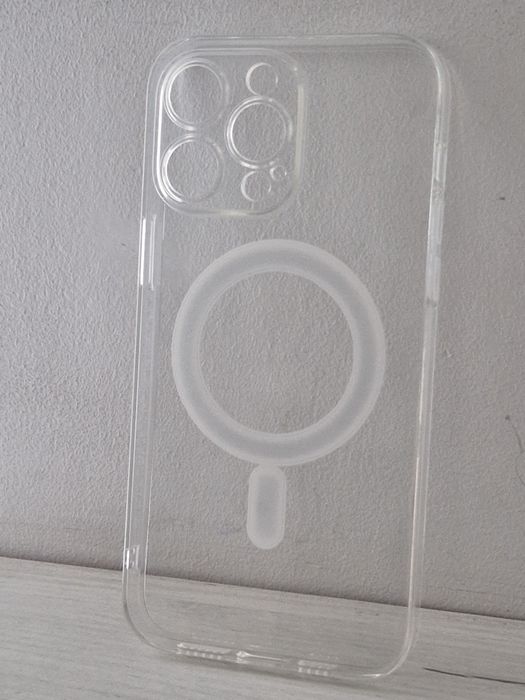 Etui TEL PROTECT MagSilicone Case do Iphone 14 Pro Max Przezroczysty