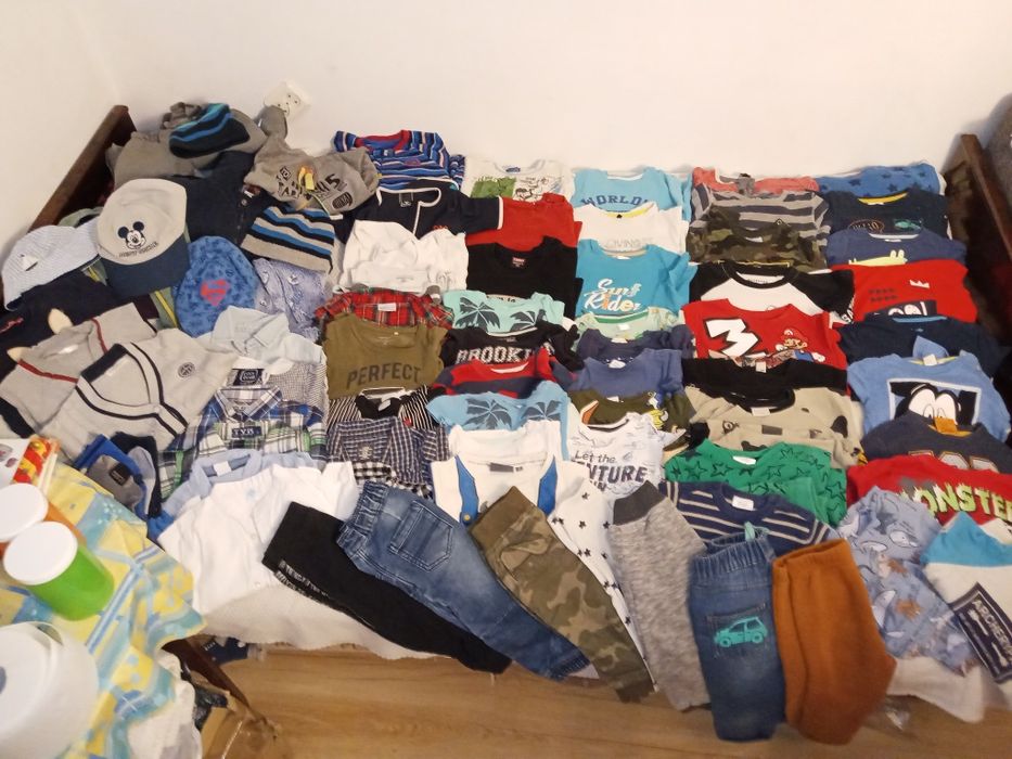 Duża paka 80-92 cm  78 sztuk  na 12-36M