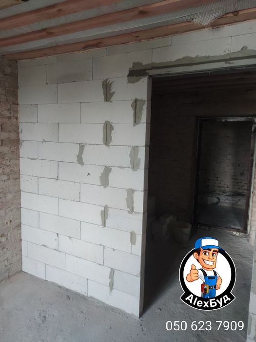 Кладка цегли газоблоку